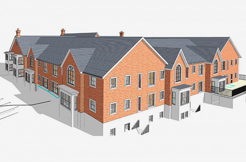 Mechanical package at a new build 60-bedroom care home